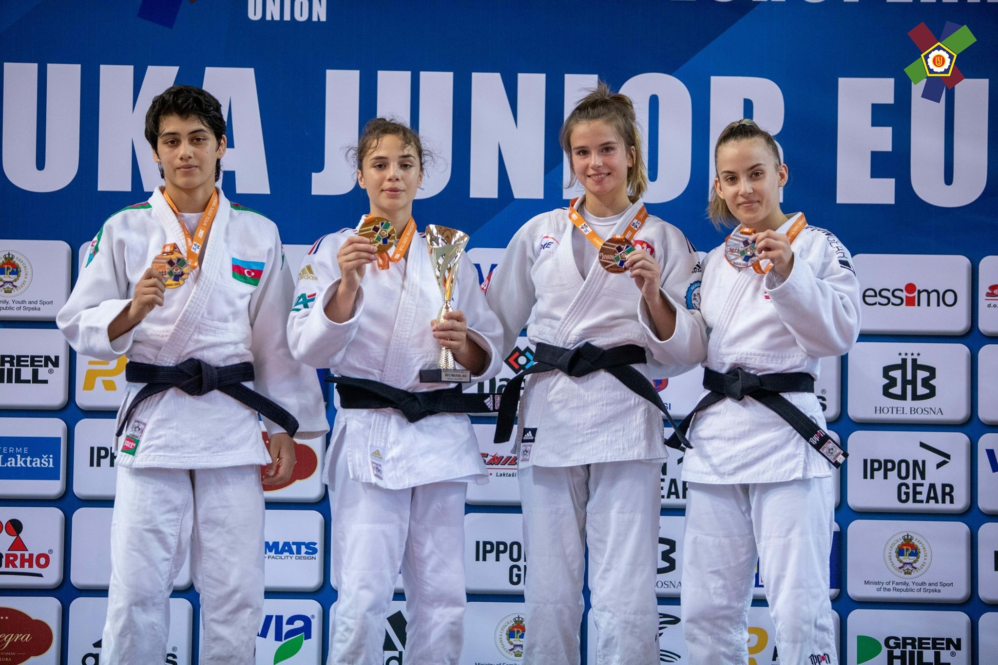 Cüdoçularımız Avropa kubokunda 1 gümüş, 1 bürünc medal qazandı
