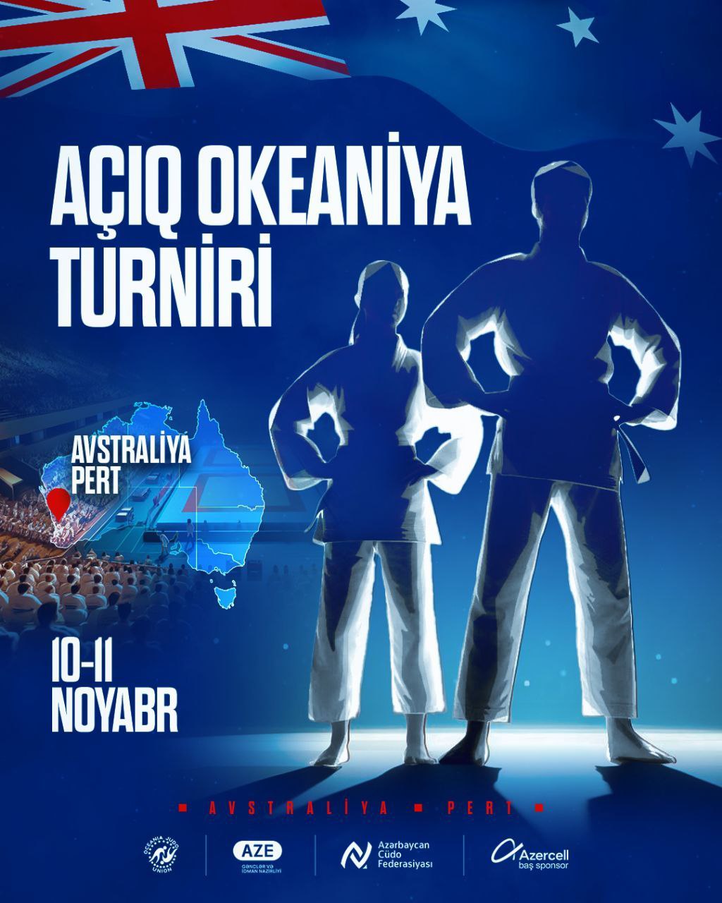 Pert Açıq Okeaniya turnirində 8 cüdoçumuz iştirak edəcək