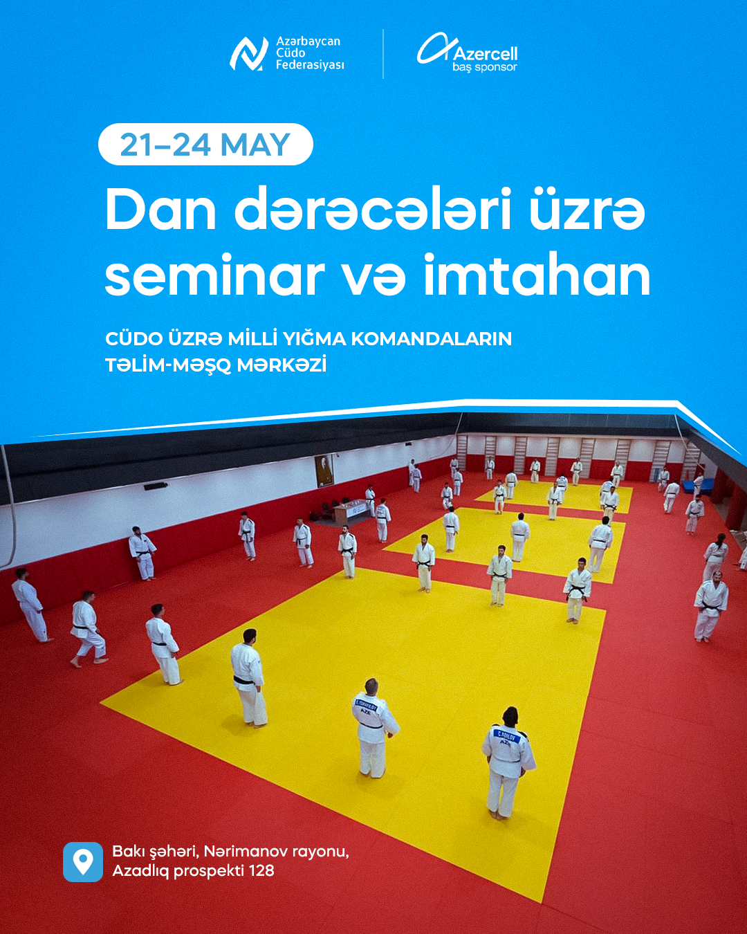 Bakıda Dan dərəcələri üzrə seminar və imtahan keçiriləcək