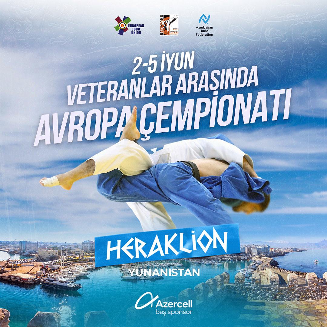 Veteran cüdoçularımız Avropa çempionatına yola düşüblər