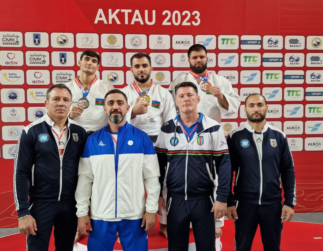 Cüdoçularımız Aktau Açıq Asiya turnirində 1 qızıl, 2 gümüş və 1 bürünc medal qazandı