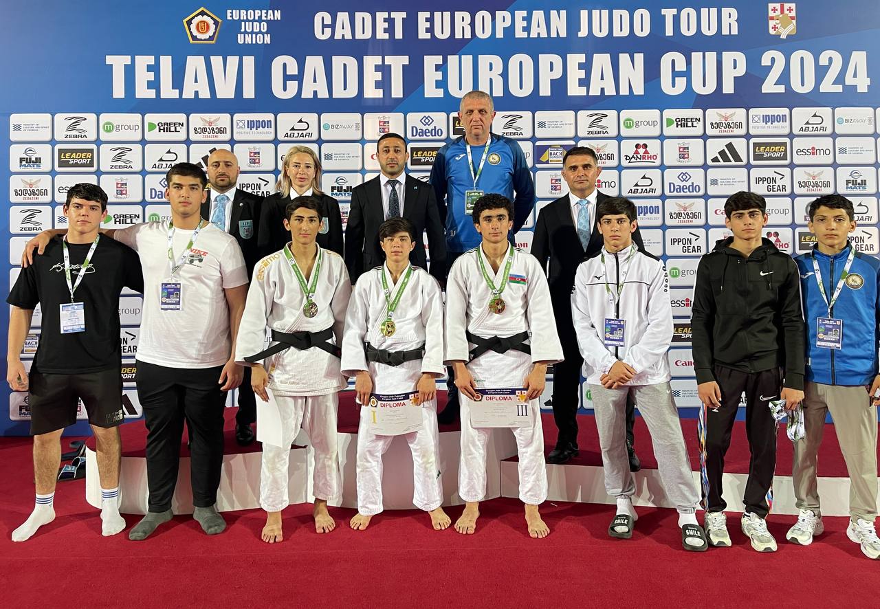 Azərbaycan cüdoçuları Telavi Avropa Kubokunun ilk günü 1 qızıl və 2 bürünc medal qazandı