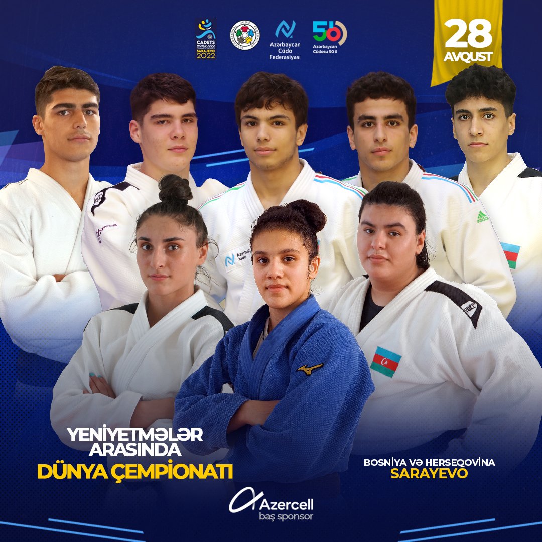 Cüdoçularımız Dünya çempionatının komanda yarışlarında iştirak edəcək