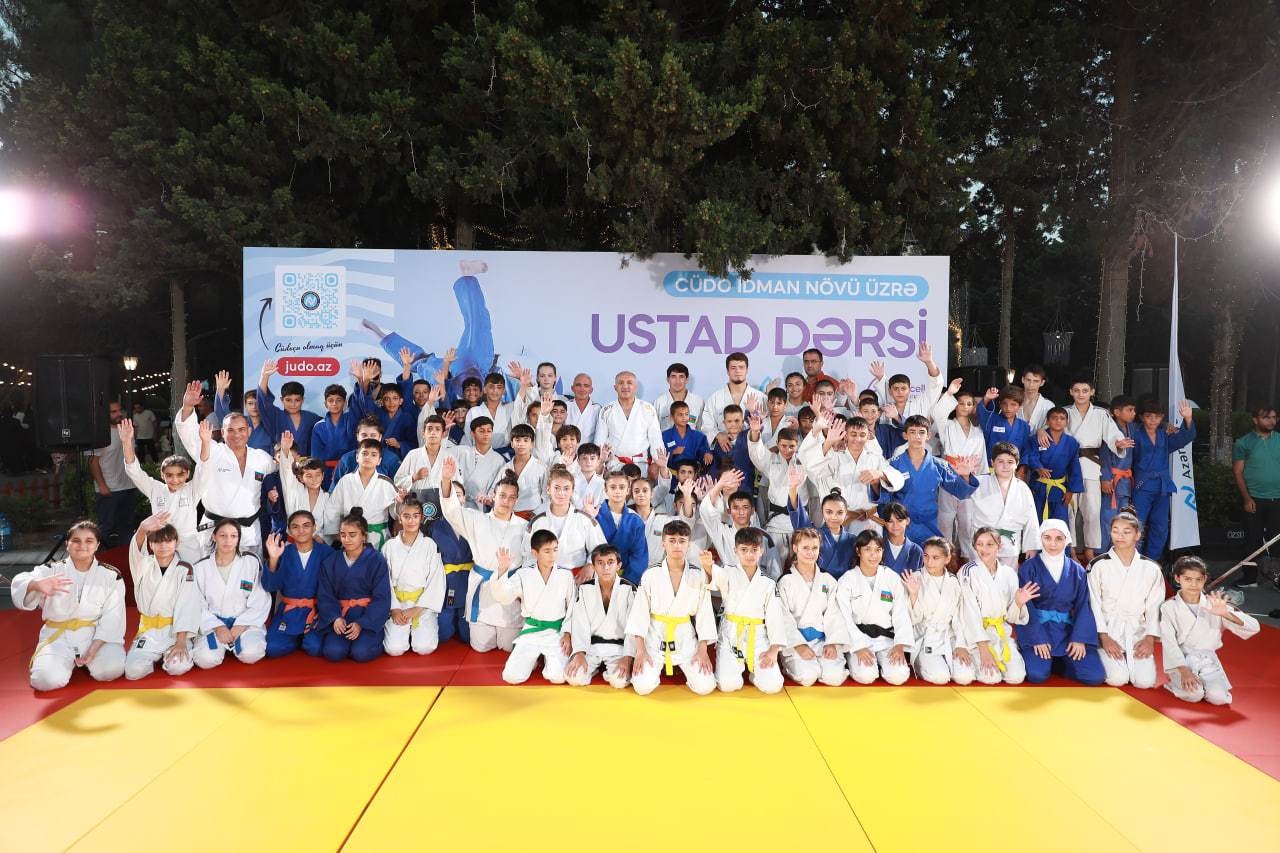 Sumqayıt şəhərində cüdo üzrə ustad dərsi keçirilib