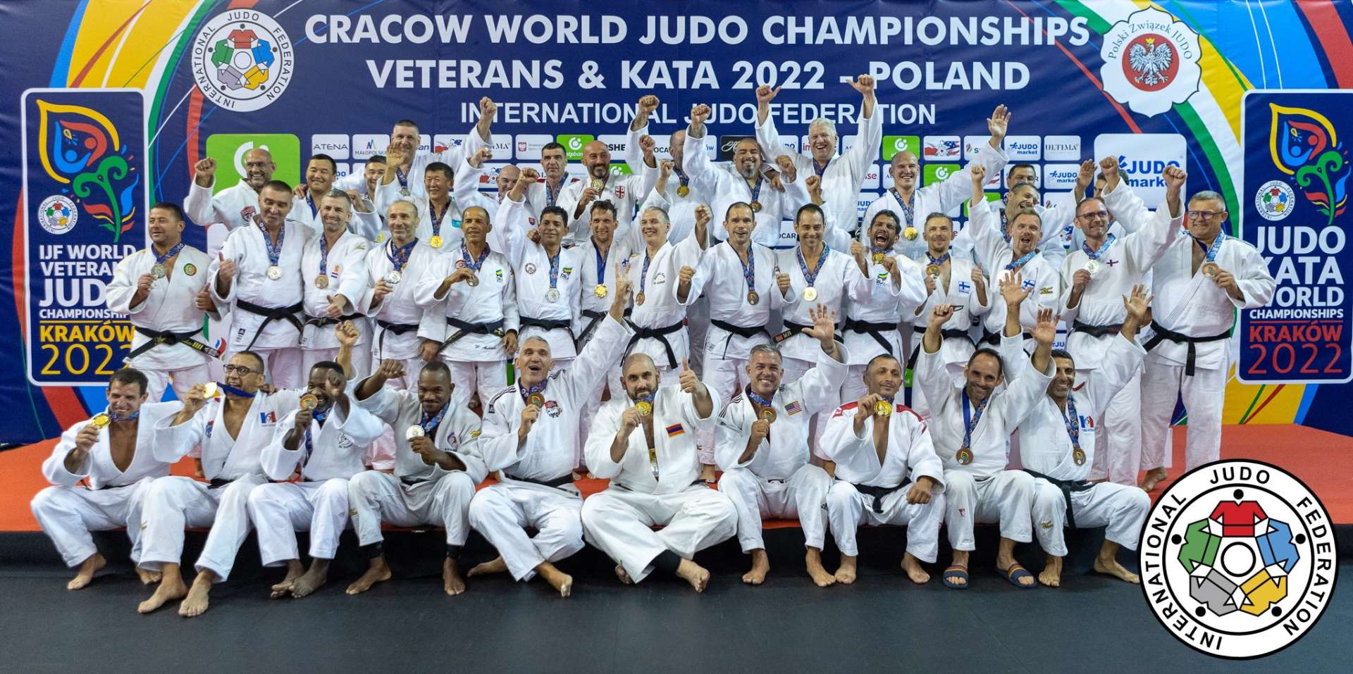 Veteran cüdoçularımız Dünya çempionatının üçüncü günündə 3 medal qazandı