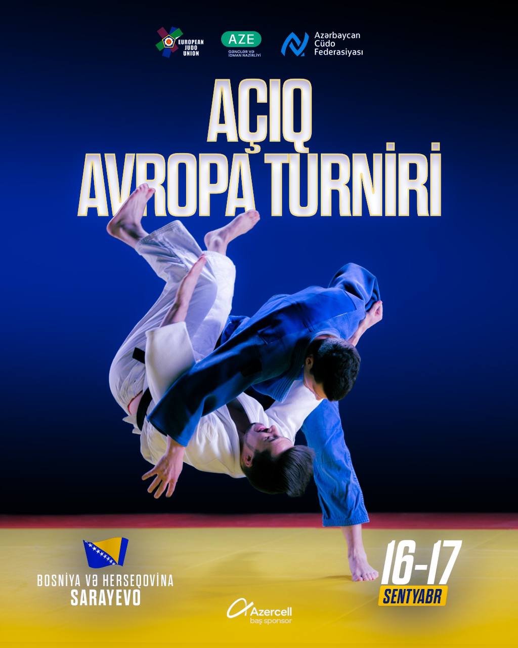 Sarayevo Açıq Avropa turnirində 21 cüdoçu iştirak edəcək
