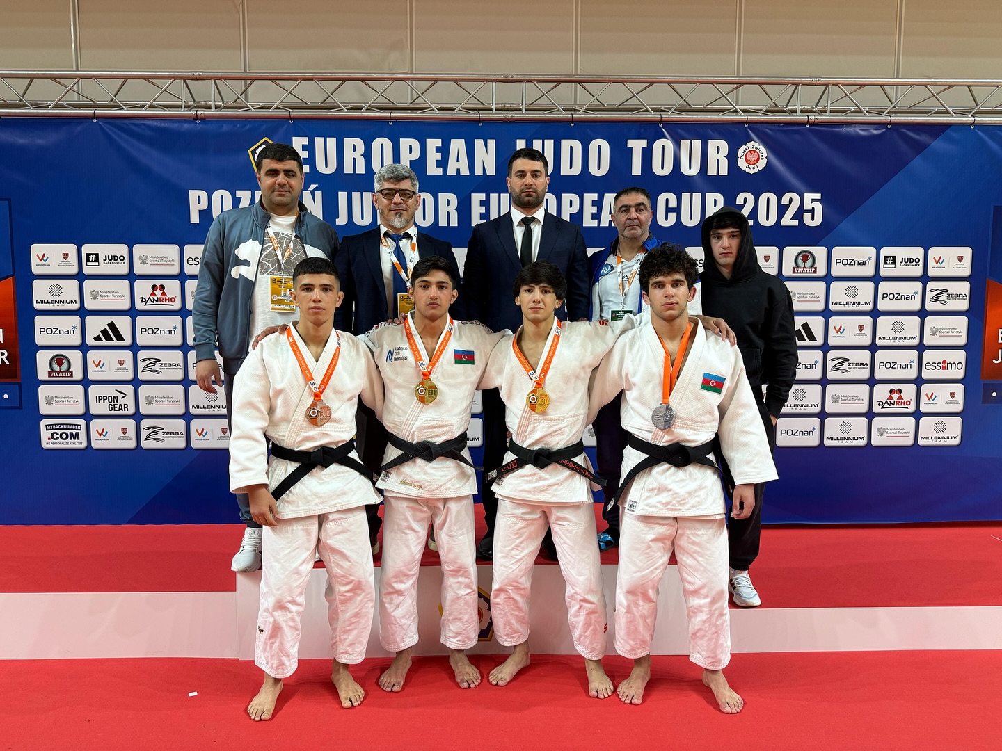 Gənc cüdoçularımız Poznan Avropa Kubokunun ilk günündə 4 medal qazandı