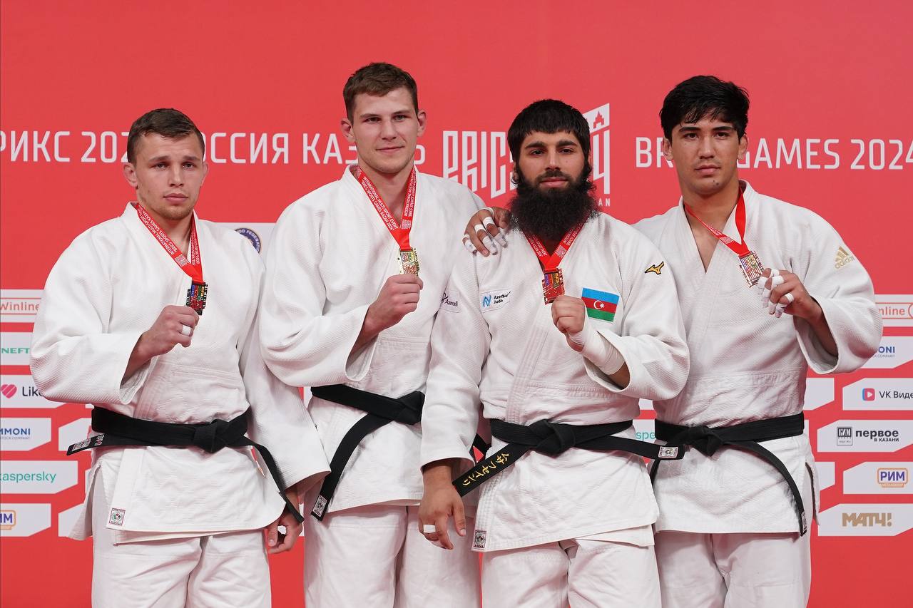 "BRICS Sports Games Kazan 2024" cüdo yarışlarında idmançılarımız 5 bürünc medal qazandı