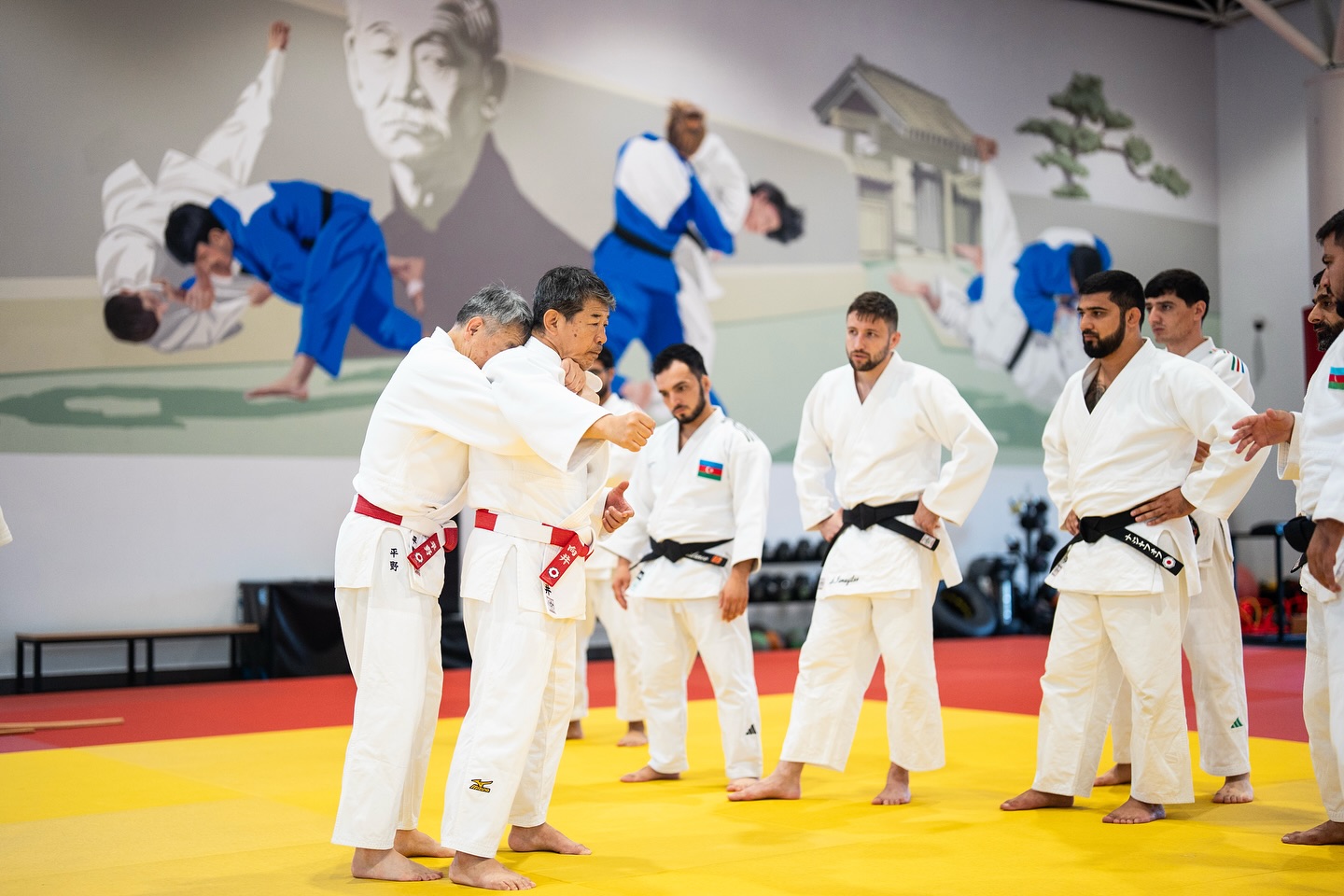 Kodokan ustadlarının kime-no-kata seminarı davam edir