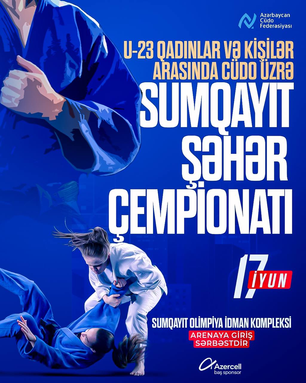 U-23 qadınlar və kişilər arasında Sumqayıt şəhər çempionatı keçiriləcək