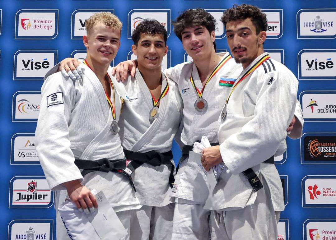 Cüdoçularımız Beynəlxalq Belçika Açıq Cüdo turnirində 4 medal qazandı