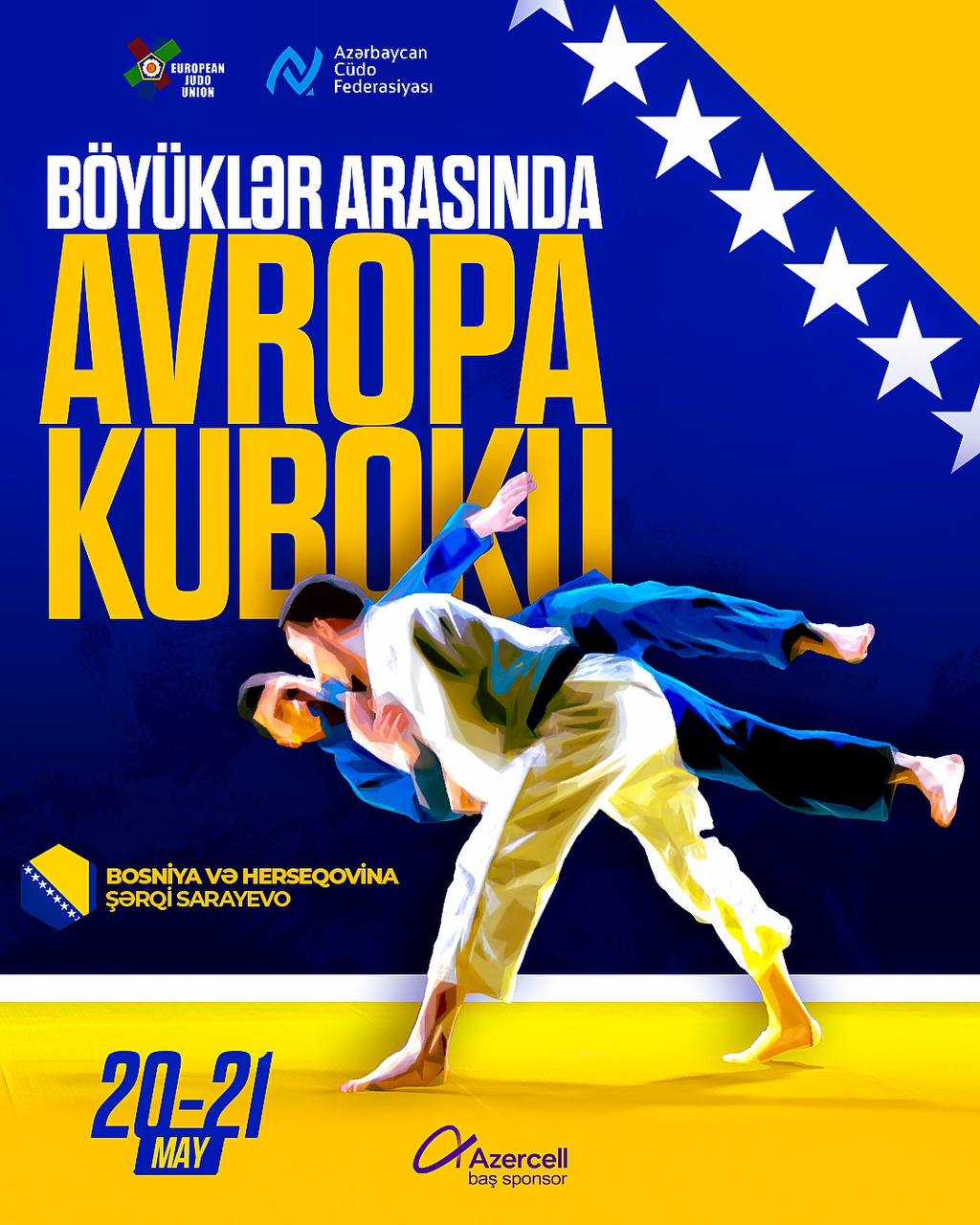Cüdoçularımız Bosniya və Herseqovinada Avropa Kuboku turnirində iştirak edəcək