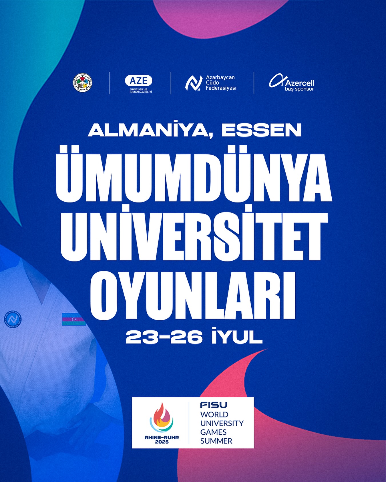 Universiadada 13 cüdoçumuz mübarizə aparacaq