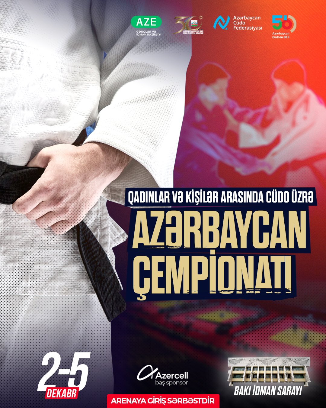 Qadınlar və kişilər arasında Azərbaycan çempionatı keçiriləcək