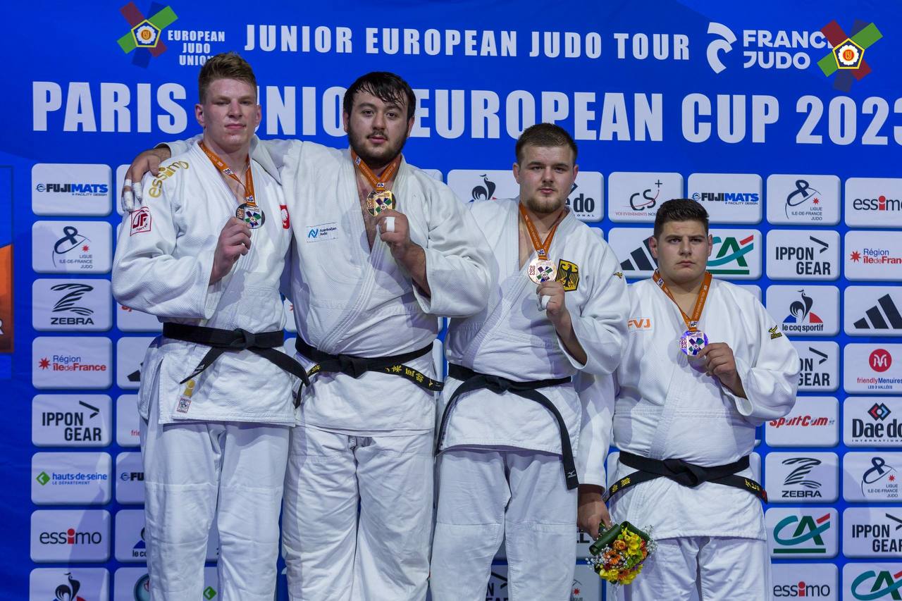 Azərbaycan cüdoçuları Paris Avropa Kuboku turnirində 4 medal əldə etdi