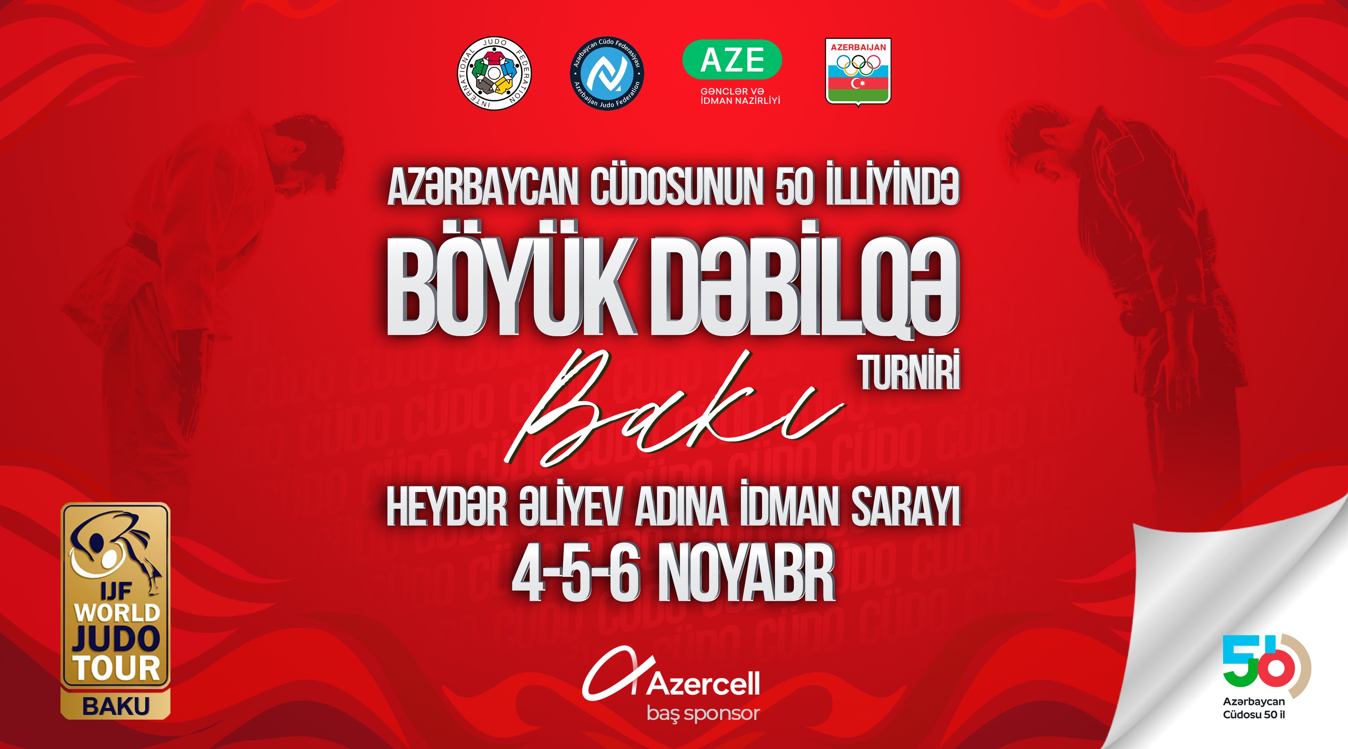 Azərbaycanda cüdo idman növü üzrə Böyük Dəbilqə turniri keçiriləcək