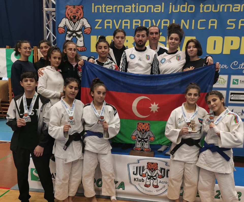 İdmançılarımız Sloveiyada 8 medal qazandı