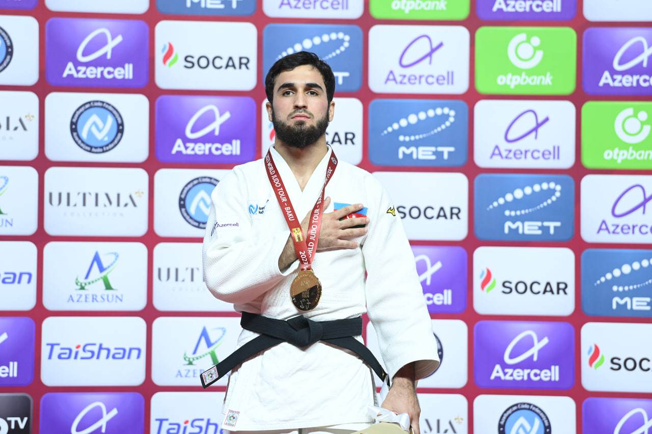 Azərbaycan cüdoçuları Bakı Böyük Dəbilqə turnirinin ilk günündə 1 qızıl və 1 gümüş medal qazandılar