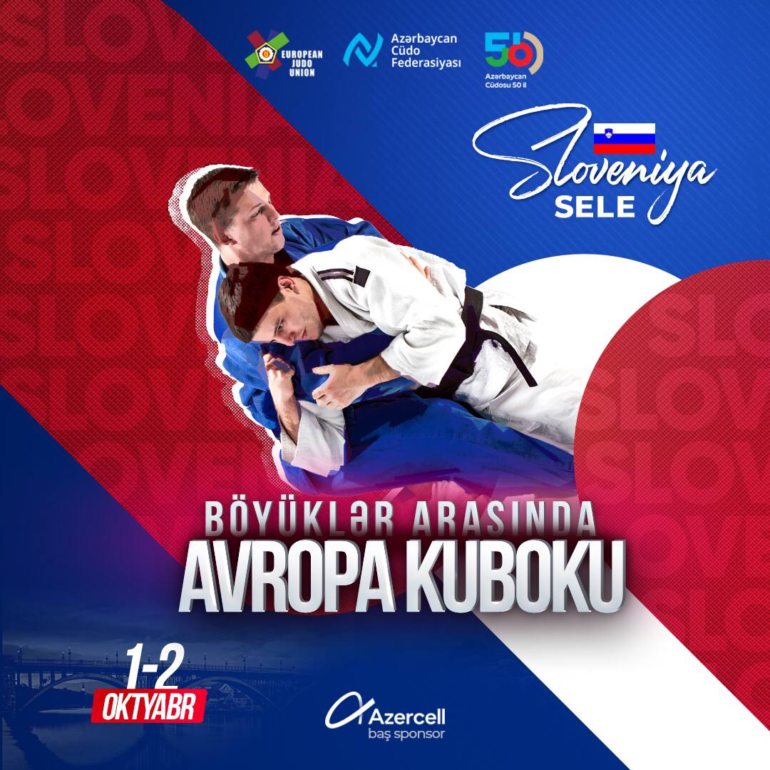 Cüdoçularımız Sloveniyada Avropa Kuboku turnirində iştirak edəcək