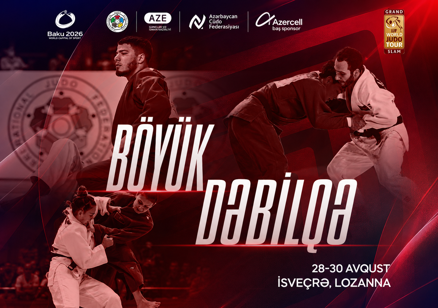 Lozanna Böyük Dəbilqəsində 14 cüdoçumuz mübarizə aparacaq